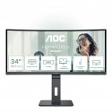 AOC CU34P3CV PC lamekuvar 86,4 cm (34") 3440 x 1440 pikslit UltraWide Quad HD LED Must AOC CU34P3CV PC lamekuvar 86,4 cm (34") 3440 x 1440 pikslit UltraWide Quad HD LED Must