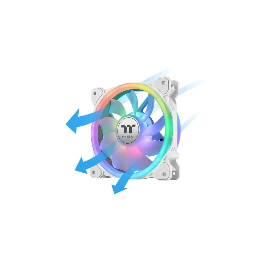 Thermaltake SWAFAN 14 RGB Radiator Fan TT Premium Edition White Tietokonekotelo Ilmanjäähdytin 14 cm – 3