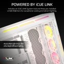 Corsair iCUE LINK 5000T LX RGB Midi Tower Valkoinen Corsair iCUE LINK 5000T LX RGB Midi Tower Valkoinen