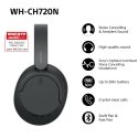 Sony WH-CH720 Laisvų rankų įranga Vielinis ir Bevielis Su lankeliu Skambučiai / muzika C tipo USB Bl Sony WH-CH720 Laisvų rankų įranga Vielinis ir Bevielis Su lankeliu Skambučiai / muzika C tipo USB Bl