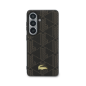 Lacoste PVC Blend Monogram Gold Logo Magnetic Case for Samsung G Lacoste PVC Blend Monogram Gold Logo Magnetic Case for Samsung G