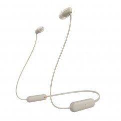 Sony WI-C100 Laisvų rankų įranga Bevielis Įkišamos į ausį Skambučiai / muzika Bluetooth Rusvai gelsv