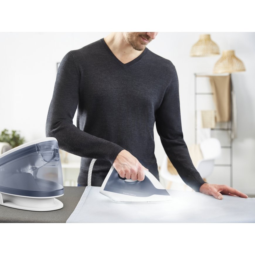Tefal Express Optimal SV4110 2200 W 1,2 L Ceramic Express Glide Zils, Balts – 2
