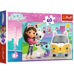 TREFL GABBY´S DOLLHOUSE Palapeli Gabby´s Dollhouse, 60 palaa