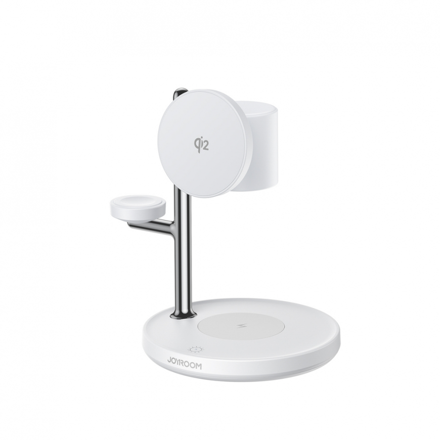 Joyroom JR-W23 Qi2 4-in-1 desktop charger with built-in inductiv – 5