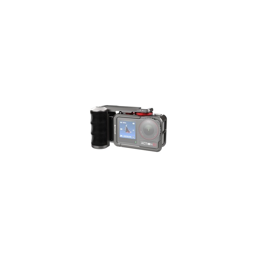 Metalinis apsauginis dėklas su Puluz rankena DJI Osmo Action 5 Pro / Action 4 / Action 3. – 2