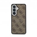 Guess PU Leather 4G Gold Frame Magnetic Case Aizsargapvalks priekš Samsung Galaxy S26 Guess PU Leather 4G Gold Frame Magnetic Case Aizsargapvalks priekš Samsung Galaxy S26