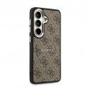 Guess PU Leather 4G Gold Frame Magnetic Case Aizsargapvalks priekš Samsung Galaxy S26 Guess PU Leather 4G Gold Frame Magnetic Case Aizsargapvalks priekš Samsung Galaxy S26