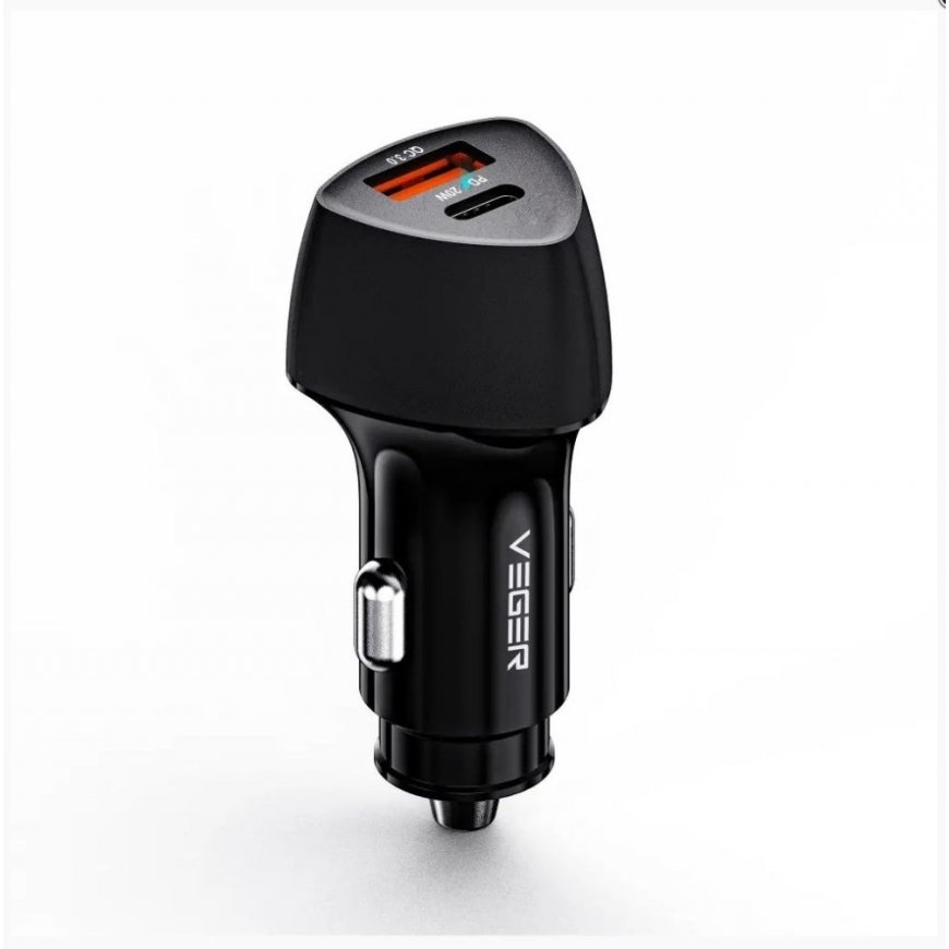 CC50 Ranget PD38W (1A1C) autolaadija Must