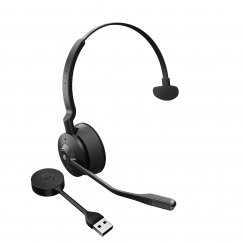 Jabra Engage 55 Laisvų rankų įranga Bevielis Su lankeliu Biuras / skambučių centras Juoda, Titanas