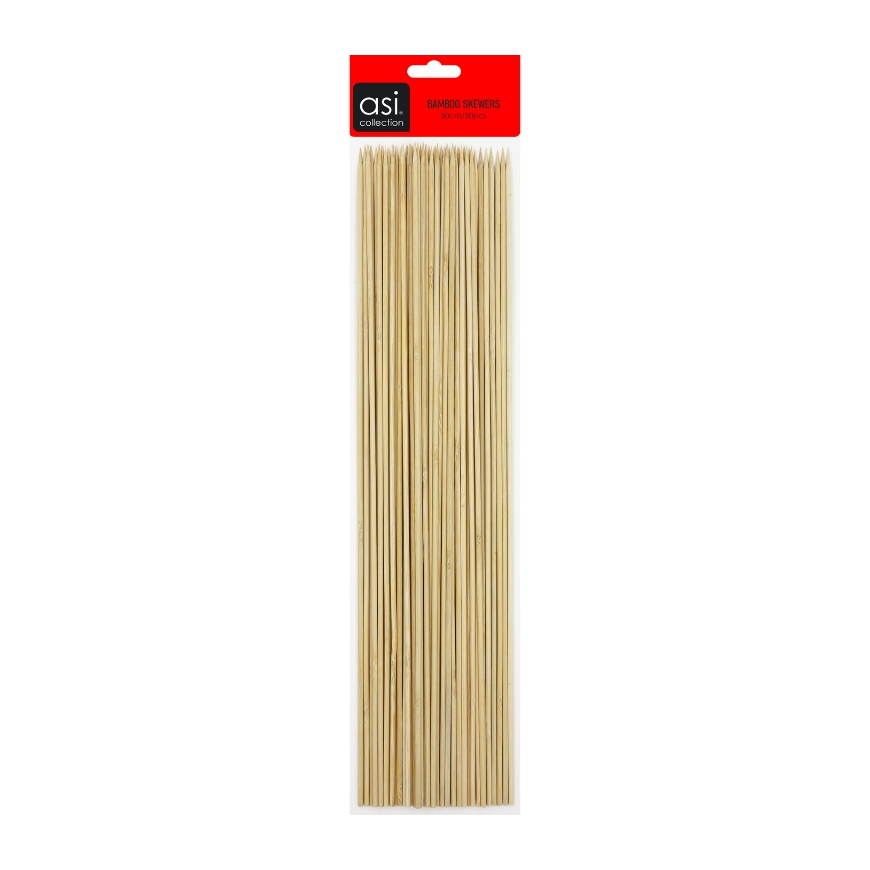 Bamboo grill skewers 50 pcs., 50cm, Ø4cm