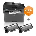 Brother MFC-L2827DWXL Monitoimitulostin Laser A4 1200 x 1200 DPI 32 ppm Wi-Fi Brother MFC-L2827DWXL Monitoimitulostin Laser A4 1200 x 1200 DPI 32 ppm Wi-Fi
