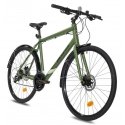 Insera Reflex 28" 24-v hibridinė ir kelionių dviračio, 53 cm, žalia Insera Reflex 28" 24-v hibridinė ir kelionių dviračio, 53 cm, žalia