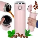 RoGer Thermal Mug with LED Display 420ml Pink RoGer Thermal Mug with LED Display 420ml Pink