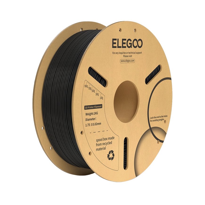ELEGOO PLA+ -filamentti (musta)
