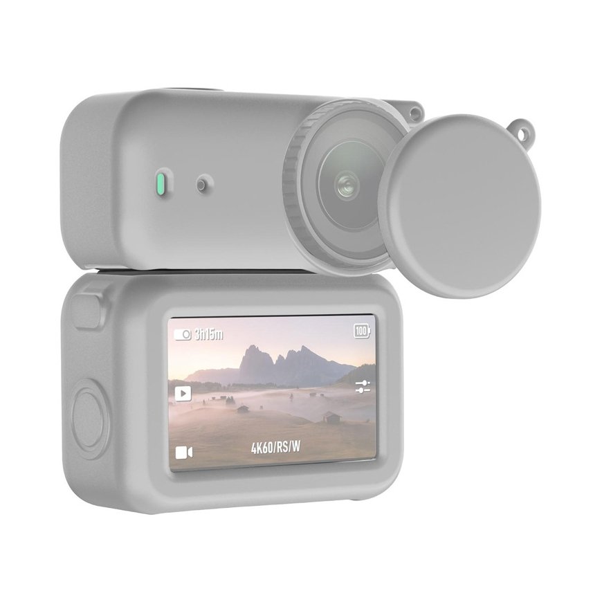 Silicone apsauginis dėklas Puluz DJI Osmo Nano (Pilkas)