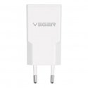 VEGER Phone Charger USB A + USB C QC PD 30W 30W1A1C White VEGER Phone Charger USB A + USB C QC PD 30W 30W1A1C White