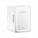 Mini külmik peegelduva LED valgustusega ELLE 6L valge