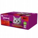WHISKAS Pussiherkku kastikkeessa Kana/Peura/Nauta/Kana 80x85g