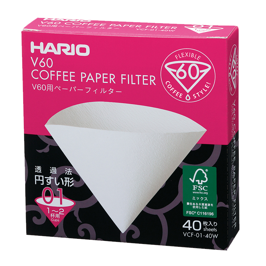 Hario paberkotid V60-01 dripper 40 tk – 2