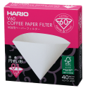 Hario popieriniai filtrai V60-01 dripperiui, 40 vnt. Hario popieriniai filtrai V60-01 dripperiui, 40 vnt.