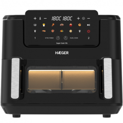 Haeger AF-D10.010B Super Cook Аэрофритюрница 10L ( 2 x 5L ) 260