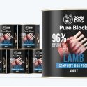 John Dog Pure Black täiskasvanud lammas konservtoit koerale 800g