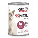 John Dog 99 Adult Chicken Wet Cat Food 400g
