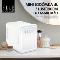 Minijääkaappi LED-peilillä ELLE 4L valkoinen Minijääkaappi LED-peilillä ELLE 4L valkoinen
