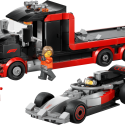 LEGO CITY 60493 F1 Rodymo Sunkvežimis su Audi F1 Lenku Automobiliu LEGO CITY 60493 F1 Rodymo Sunkvežimis su Audi F1 Lenku Automobiliu