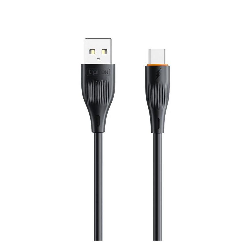 T-PHOX CABLE X-LITE TYPE-C BLACK 1M 3A