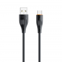 T-PHOX CABLE X-LITE TYPE-C BLACK 1M 3A T-PHOX CABLE X-LITE TYPE-C BLACK 1M 3A