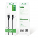 T-PHOX CABLE X-LITE TYPE-C BLACK 1M 3A T-PHOX CABLE X-LITE TYPE-C BLACK 1M 3A