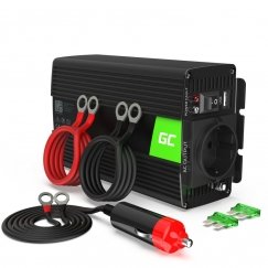 Green Cell INV17 toiteadapter ja vaheldi Automaatne 500 W Must
