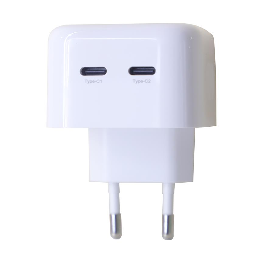 WALL CHARGER MX THUNDER PD 35W, 2xUSB-C WHITE – 3