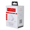 WALL CHARGER MX THUNDER PD 35W, 2xUSB-C WHITE WALL CHARGER MX THUNDER PD 35W, 2xUSB-C WHITE