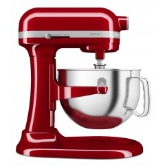 KitchenAid 5KSM60SPXEER Pastatomas plaktuvas 375 W Pilka, Raudona, Nerūdijančiojo plieno