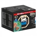 SHEBA Pate - Valkoinen kala/Kala/Lohi/Tonnikala - märkä kissanruoka - 32x85 g