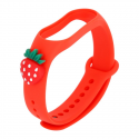 KIDS BAND SMART BAND M5|M6|M7 RED STRAWBERRY KIDS BAND SMART BAND M5|M6|M7 RED STRAWBERRY