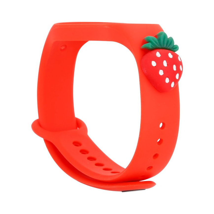 KIDS BAND SMART BAND M5|M6|M7 RED STRAWBERRY – 2