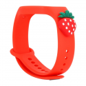 KIDS BAND SMART BAND M5|M6|M7 RED STRAWBERRY KIDS BAND SMART BAND M5|M6|M7 RED STRAWBERRY