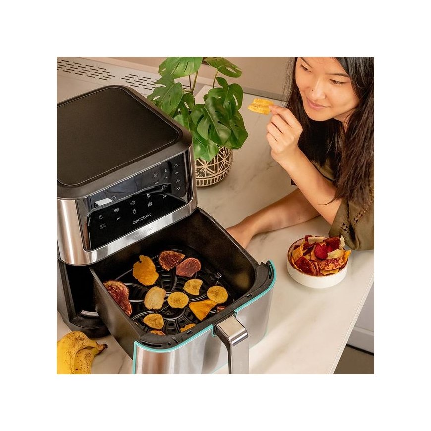 Cecotec Cecofry Supreme 8000 Viens 8 L Atsevišķs 1800 W Fritētājs ar zemu tauku saturu Melns, Nerūsē – 5