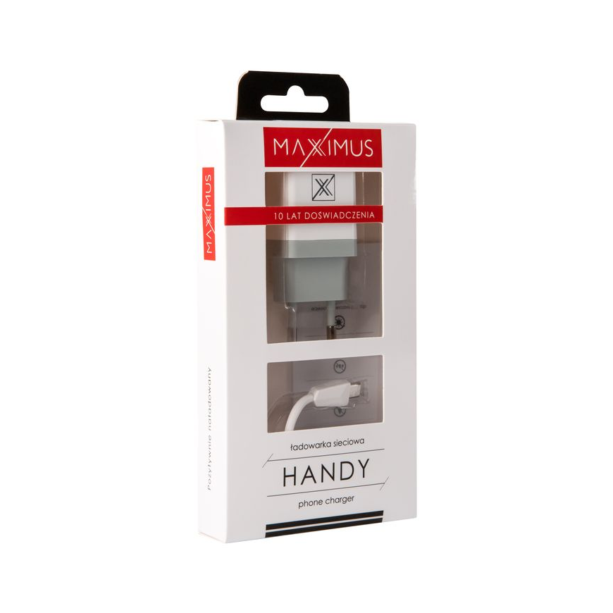 WALL CHARGER MAXXIMUS HANDY 1A + MICRO USB – 4