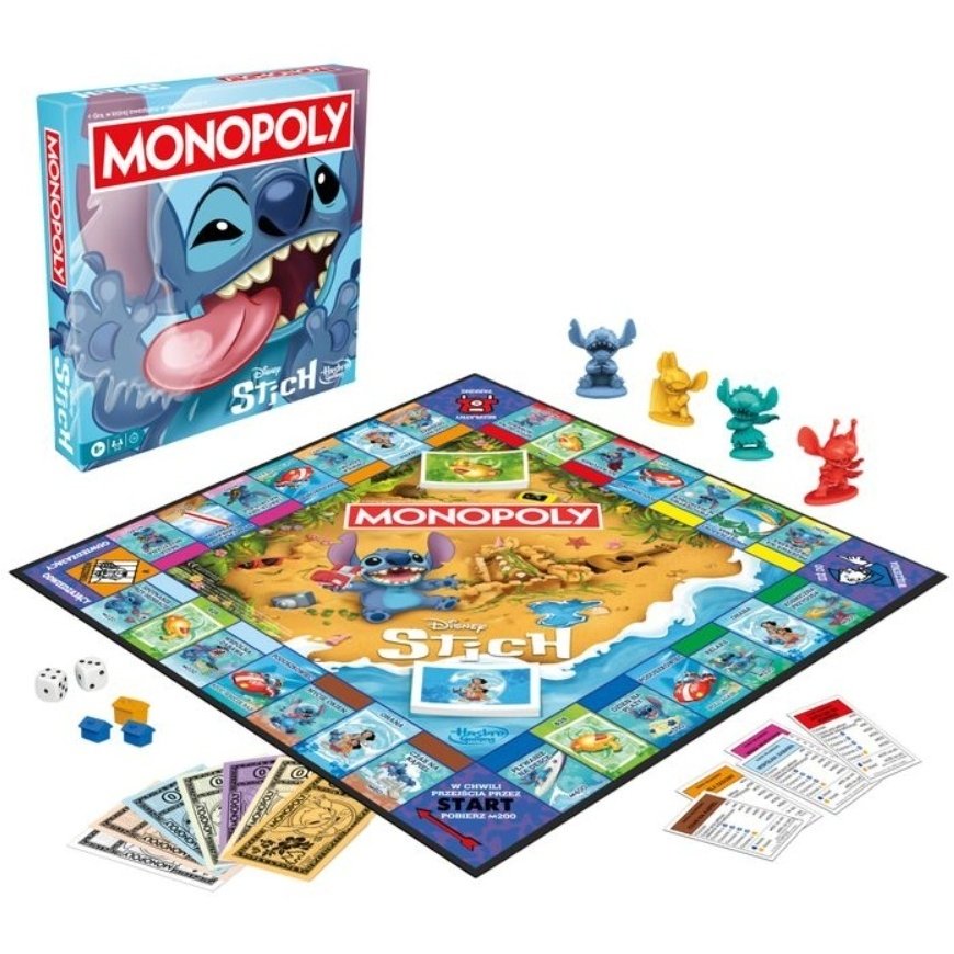 Monopoly Stitch Board Game, ENG