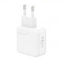 WALL CHARGER MX BURST GaN PD 35W, 2xUSB-C + C|C PD CABLE 65W WHI WALL CHARGER MX BURST GaN PD 35W, 2xUSB-C + C|C PD CABLE 65W WHI