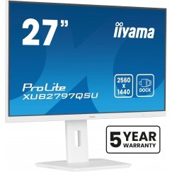 iiyama ProLite XUB2797QSU-W2 kompiuterio monitorius 68,6 cm (27") 2560 x 1440 pikseliai Quad HD LED 