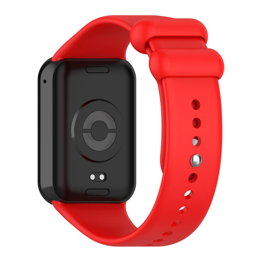 SILICONE STRAP MI BAND 8 PRO |M8 PRO (7). RED – 4