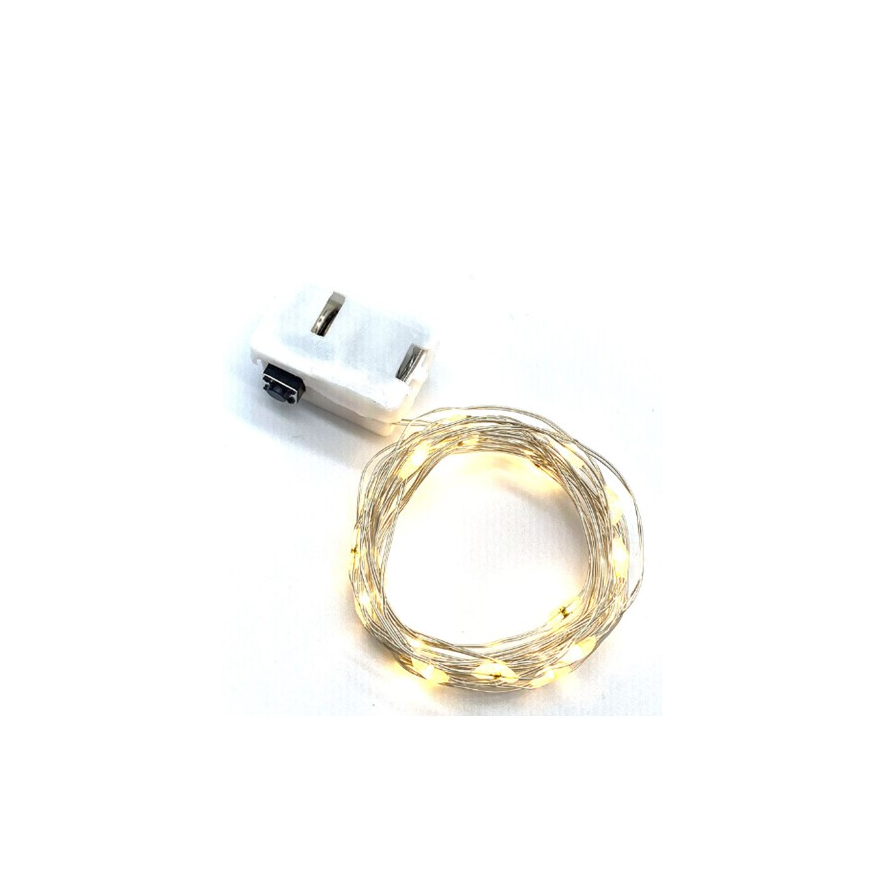 LED WIRE FOR CHRISTMAS DECORATIONS (100CM) BATTERY-POWERED