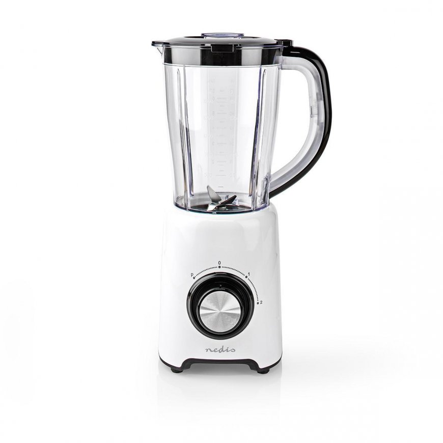 Nedis KABL300CWT blender 1.5 L Tabletop blender 800 W Black, White