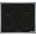 Bosch Serie 4 PIE645BB5E viryklė Juoda Įmontuoti 60 cm Indukcinė viryklė, padalyta į sritis 4 zone(s Bosch Serie 4 PIE645BB5E viryklė Juoda Įmontuoti 60 cm Indukcinė viryklė, padalyta į sritis 4 zone(s